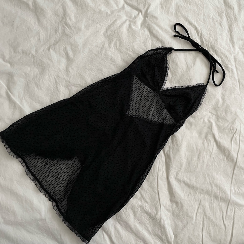 Savage X Fenty Lace Mesh Slip Dress | Small